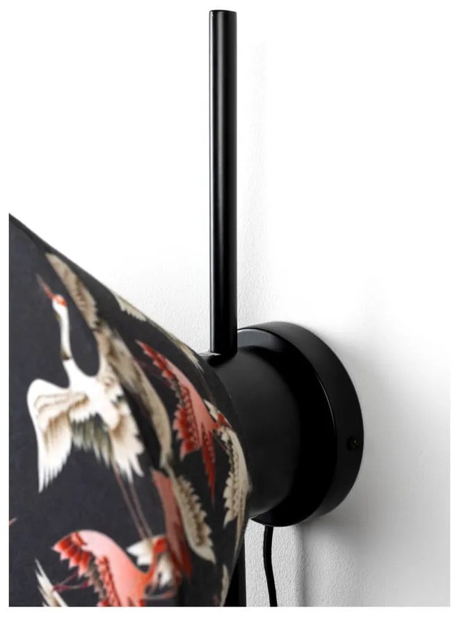 Aplică de perete neagră Jaylee – White Label