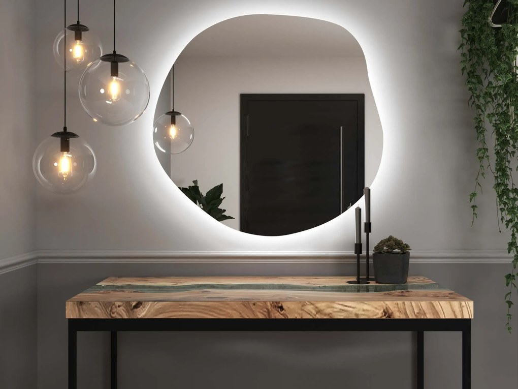 Oglindă LED organică cu iluminare A34