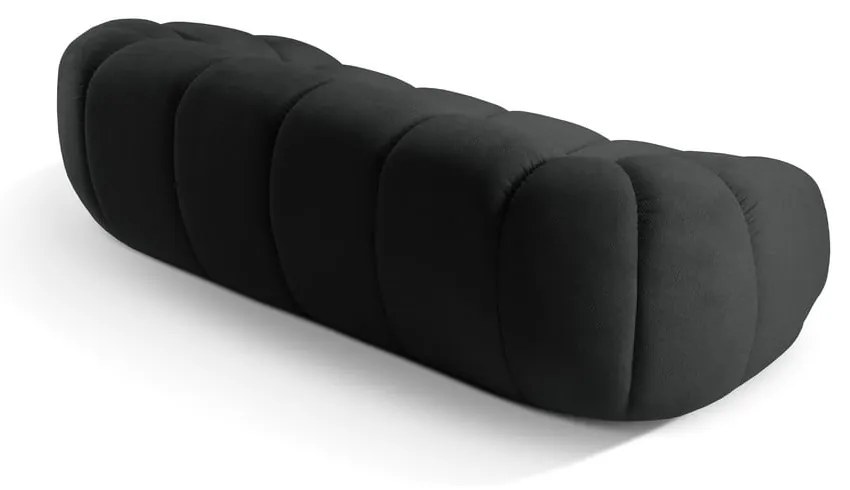 Canapea neagră 254 cm Diana – Micadoni