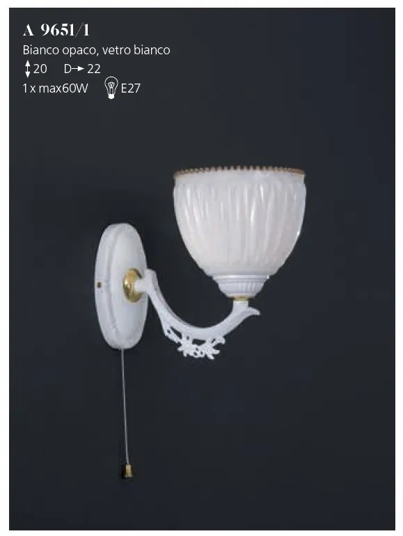 Aplica de perete clasica design italian 9651