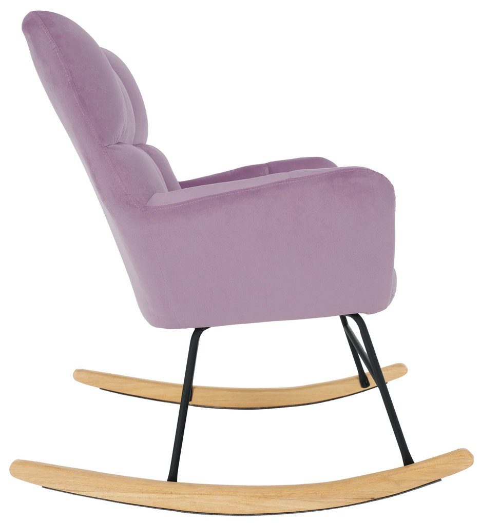 Scaun balansoar design, roz, KEMARO