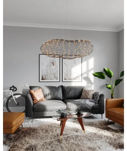 Lustră LED pe cablu ByRydens 4201260-4002 HAYDEN LED/20W/230V negru