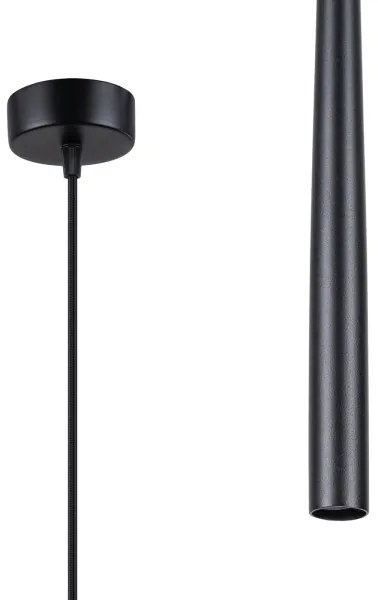 Lustră pe cablu Sollux SL.1462 BLISS 1xG9/8W/230V negru