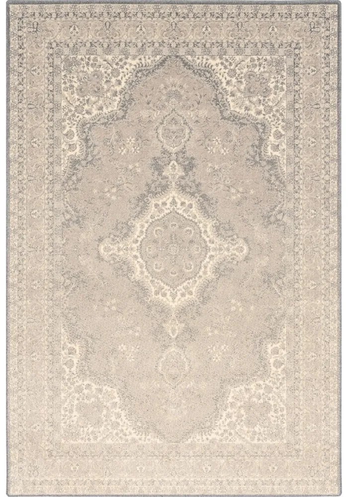 Covor bej din lână 133x180 cm William – Agnella