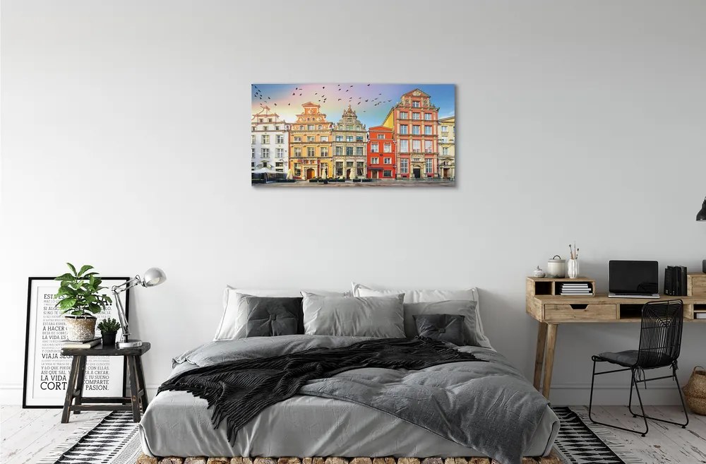 Tablouri canvas Gdańsk clădiri vechi oraș