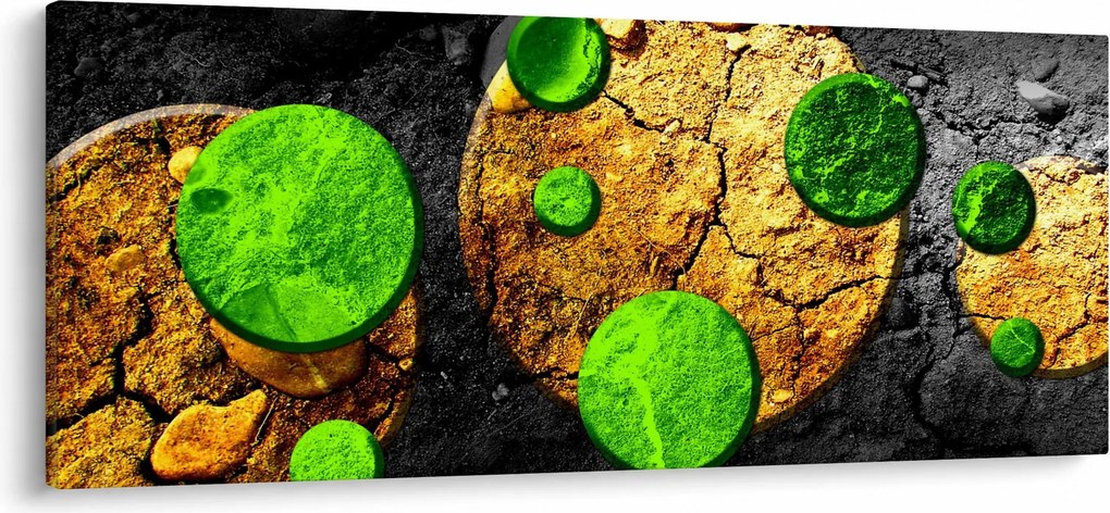 Tablou abstract - Bilă (120x50 cm)