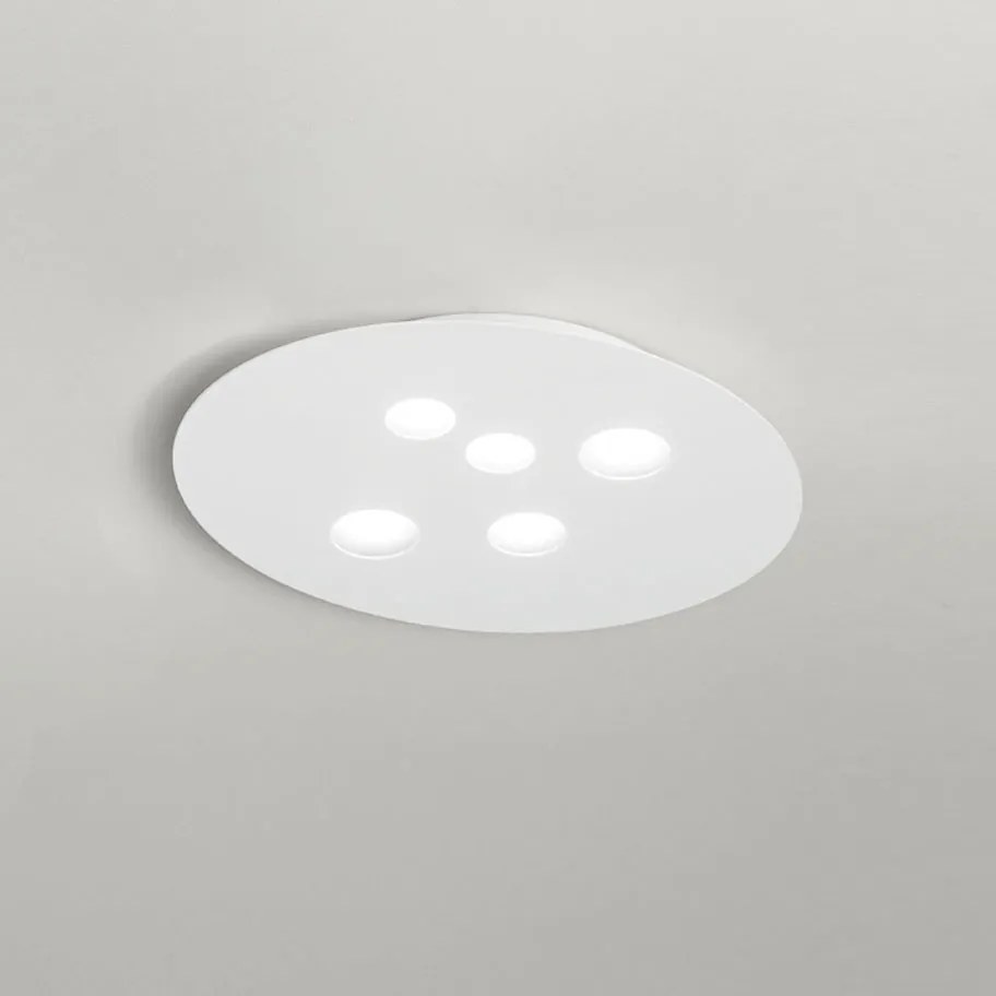 Plafoniera moderna Luna 50x60cm, alb sau gri
