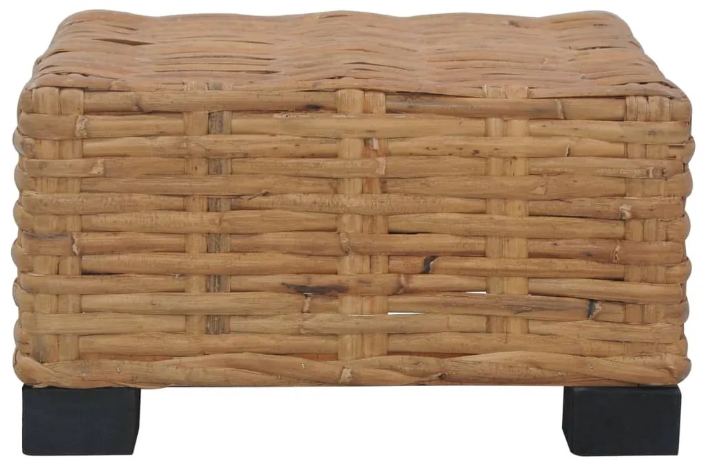 286282 vidaXL Măsuță de cafea, natural, 47 x 47 x 28 cm, ratan