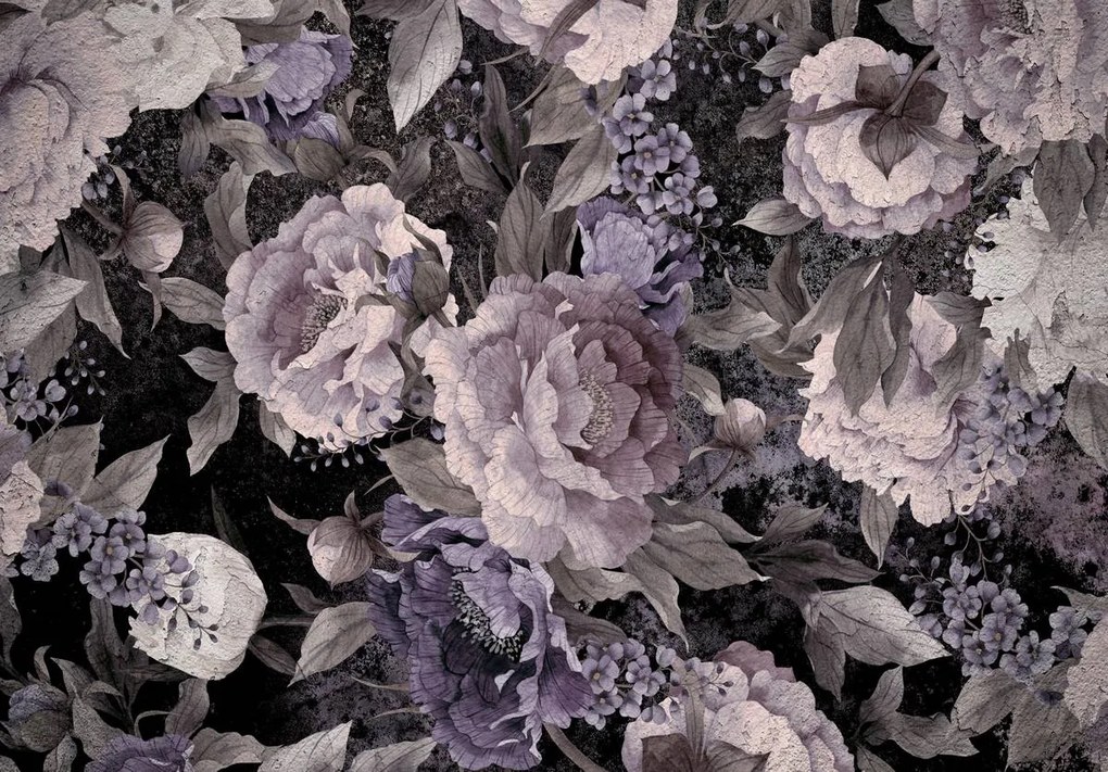 Fototapet - Flori bujori (254x184 cm)