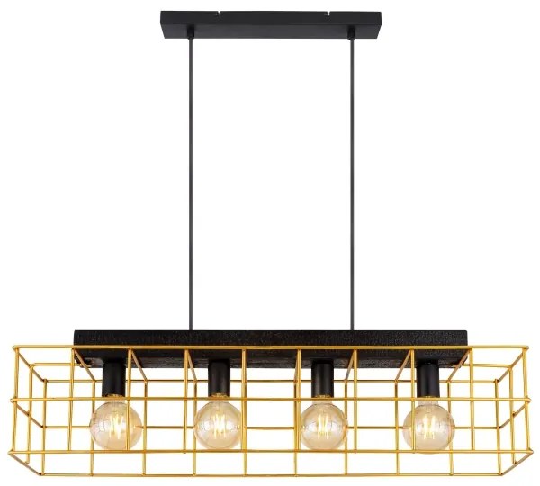 Globo 15530B-4H - Lustră pe cablu MERRIL 4xE27/60W/230V