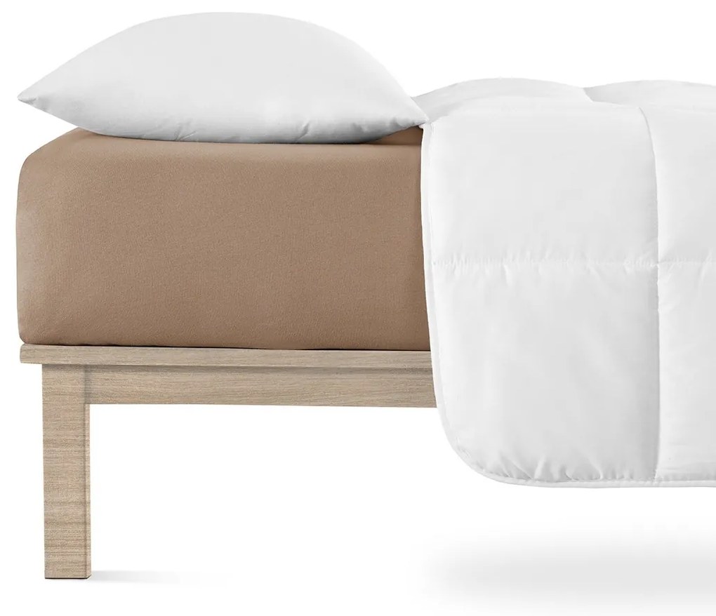 4Home jersey sheet Luxury walnut , 180 x 200 cm, 180 x 200 cm