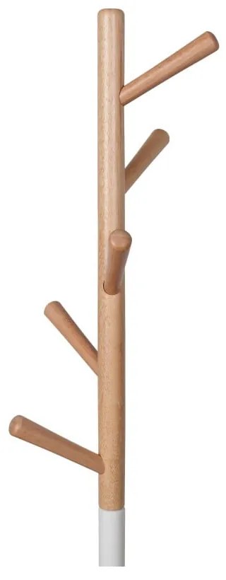 Cuier cu spațiu depozitare Zuiver Table Tree, alb