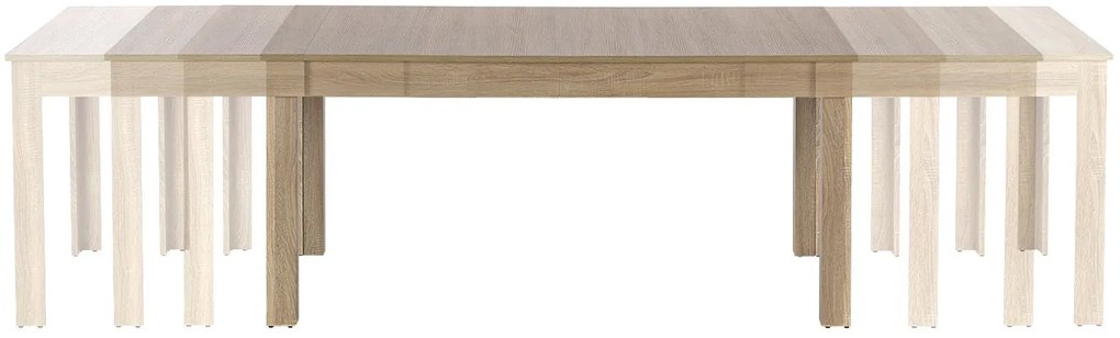 Masă de sufragerie Shana (stejar sonoma) (pentru 6 până la 12 persoane). 770741