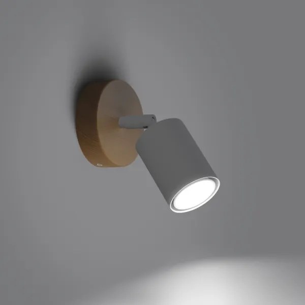 Spot de perete Sollux SL.1285 VERDO 1xGU10/10W/230V alb