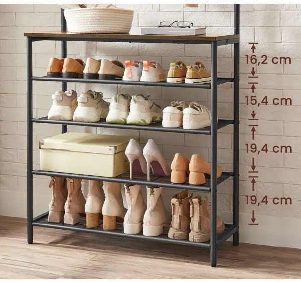 Cuier de podea NAVOR, maro/negru