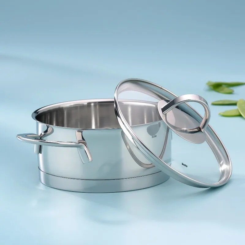 Cratiţă Kela CAILIN cu capac de sticlă 1,3 l, 1,3 l