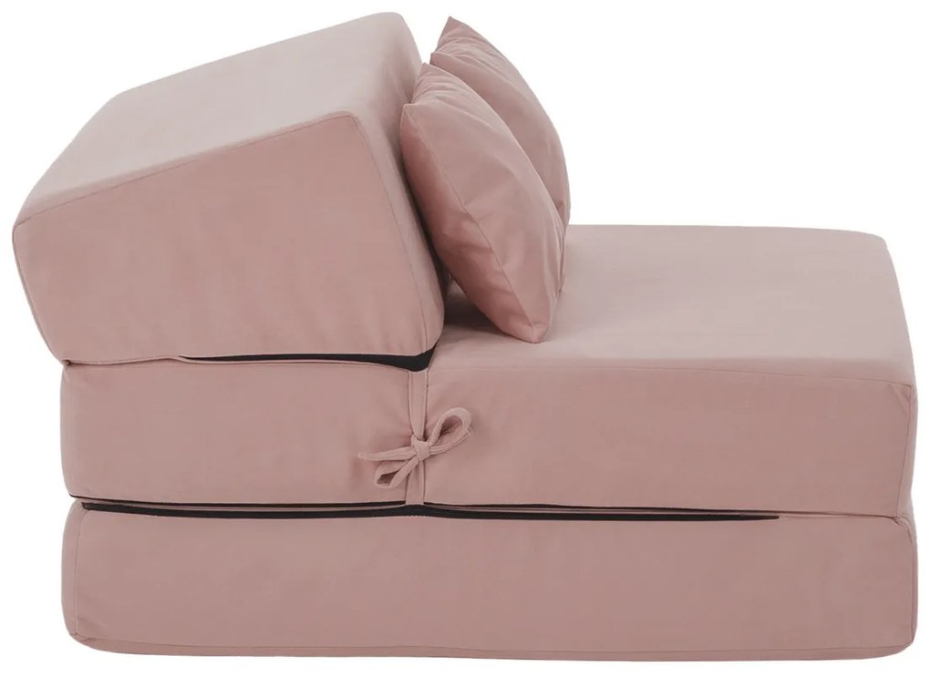 Scaun pliant/saltea PELOS, rozu