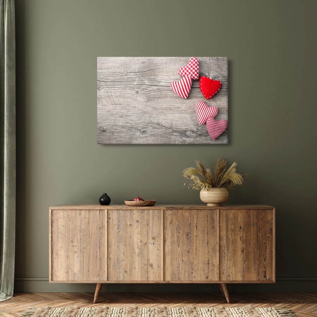 Tablou - Inimioare (90x60 cm)