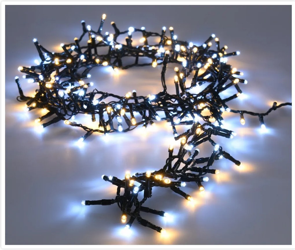 Instalație luminoasă de Crăciun Twinkle, alb rece și cald, 560 LED-uri, M