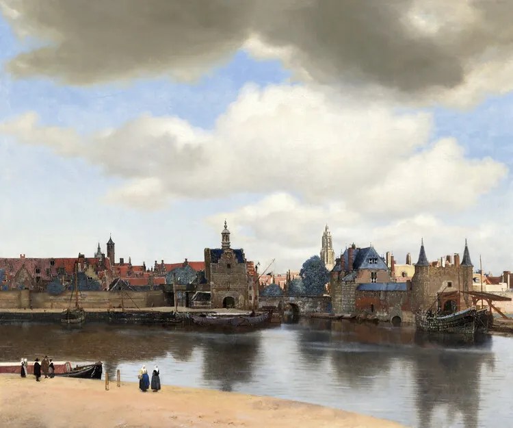 Reproducere View of Delft, c.1660-61, Jan Vermeer