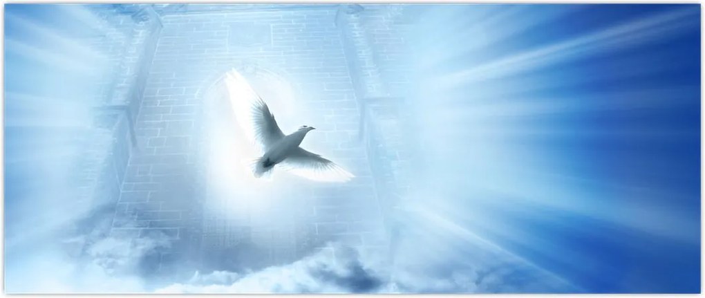 Tablou - Porumbelul lui Dumnezeu (120x50 cm)