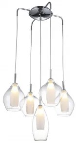 Suspensie 5 becuri G9 AMBER MILANO AZ3076 Azzardo