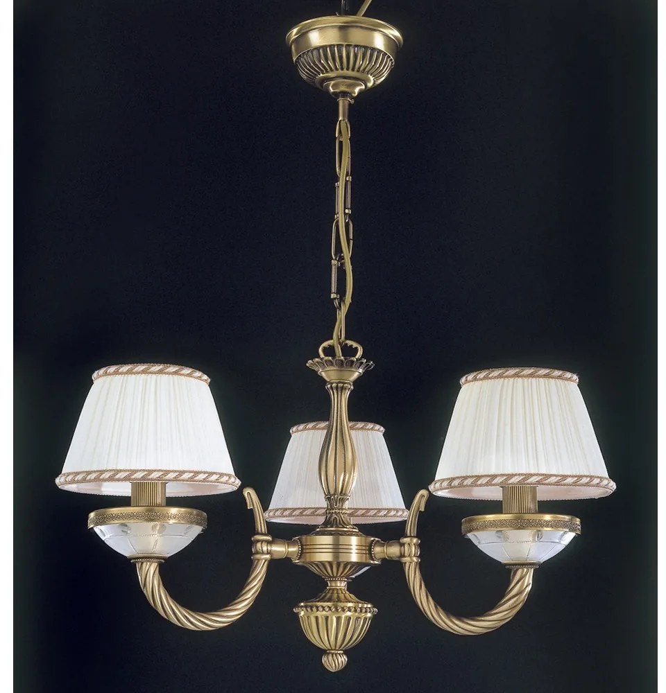 Candelabru din alama 3 brate design italian 4660