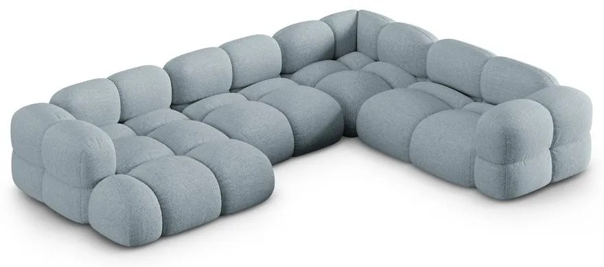 Colțar albastru deschis (cu colț pe partea dreaptă/în formă de "U") Loretto – Cosmopolitan Design