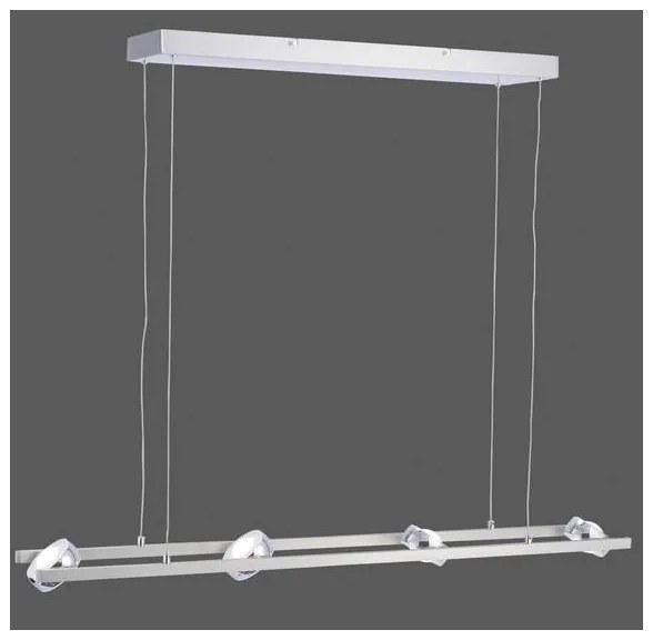 Lustră LED RGB dimabilă OPTI 8xLED/3W/230V Leuchten Direkt 12470-55 + telecomandă