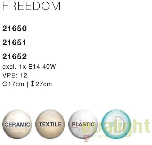 Veioza design modern Freedom 21652 GL