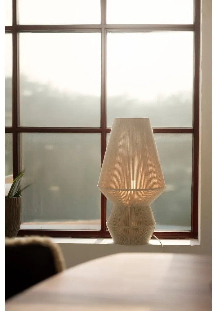 Veioză în culoare naturală cu abajur textil (înălțime 54 cm) Razzo – Markslöjd