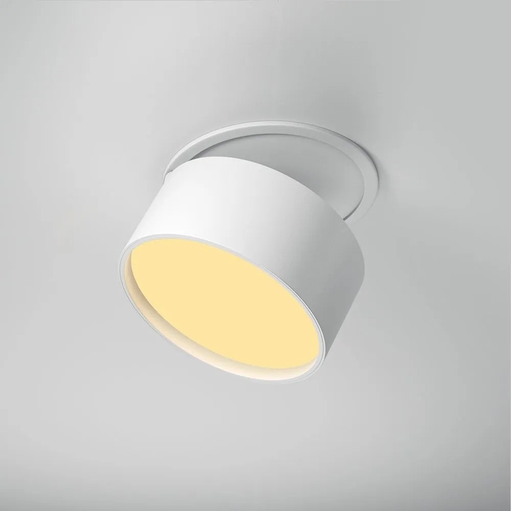 Spot LED incastrabil ajustabil IP44 Onda alb
