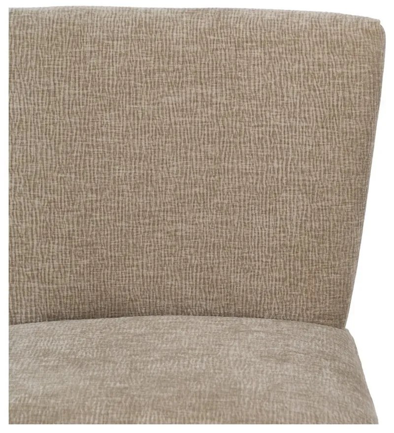 Fotoliu bej cu tapițerie din chenille – Ixia