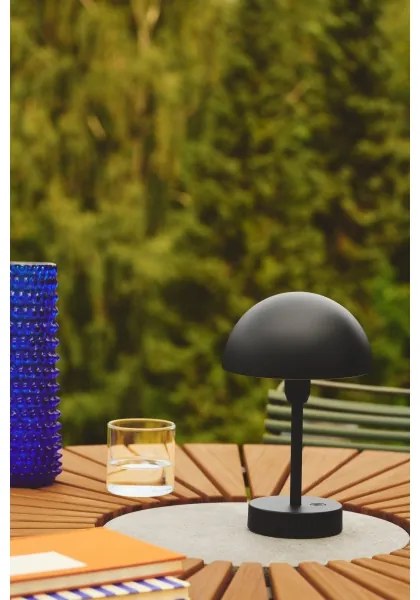 Nordlux - Lampă de birou reîncărcabilă LED ELLEN, dimabilă, 2,8W/3,7V, IP44, neagră