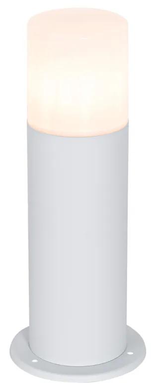 Lampa de exterior in picioare alb cu abajur opal 30 cm IP44 - Odense