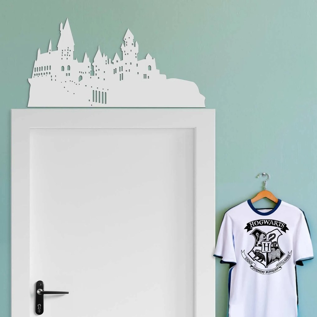 DUBLEZ | Tablou din lemn inspirat din Harry Potter - Hogwarts