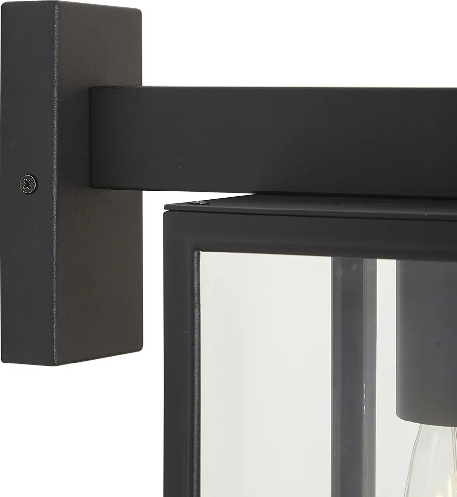 Lampă industrială de exterior de perete gri închis IP44 - Sutton Down