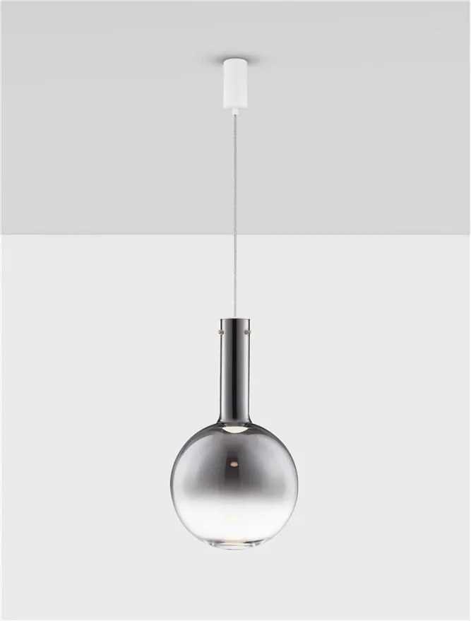 Pendul LED design decorativ NOSTOS Smokey Gray, NVL-9009222