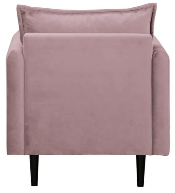 Fotoliu mov lavandă cu tapițerie din catifea Juli – Ropez