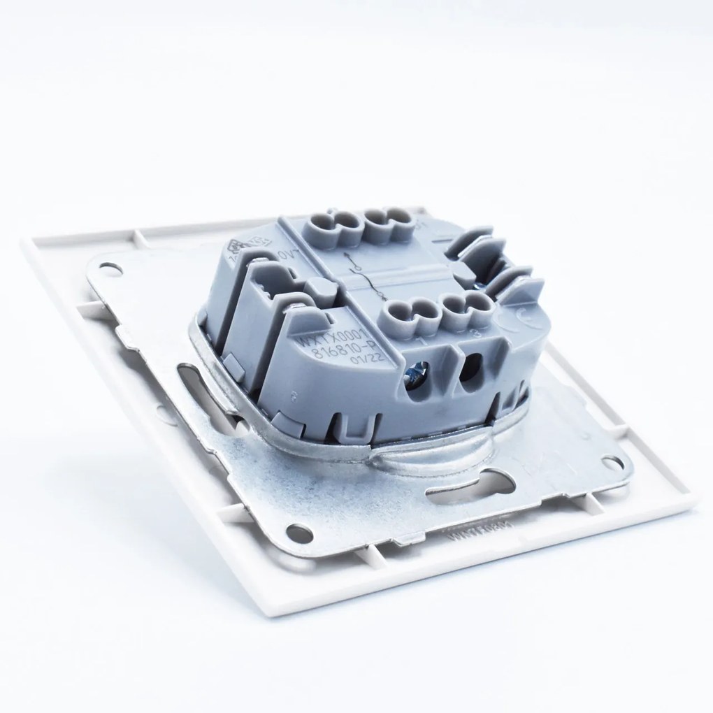 Intrerupator simplu 10A, IP20, Alb, Panasonic Arkedia Slim