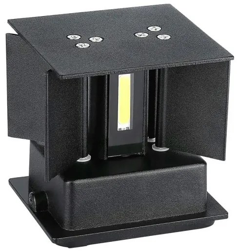 Aplică LED de exterior LED/5W/230V 4000K IP65 neagră