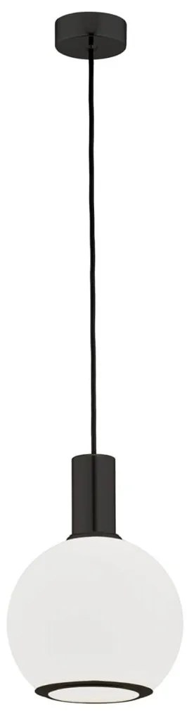 Lustra / Pendul design modern SAGUNTO 20cm, negru