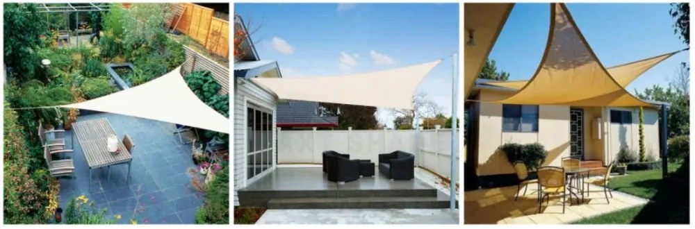 Parasolar de gradina 4x4m bej