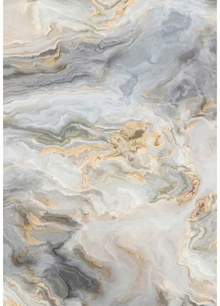 Covorașe de baie gri-bej 2 buc. 60x100 cm – Foutastic