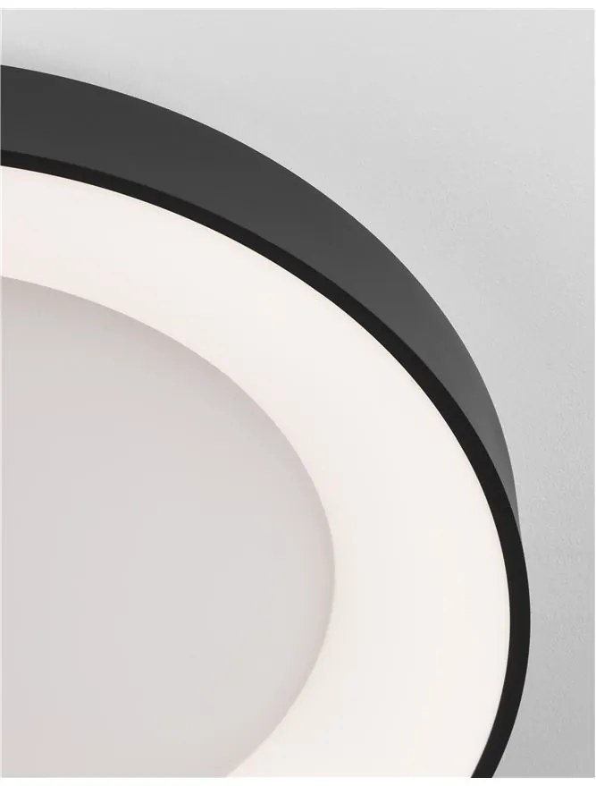 Plafoniera LED 3000K moderna 60cm RANDO THIN negru NVL-9353853