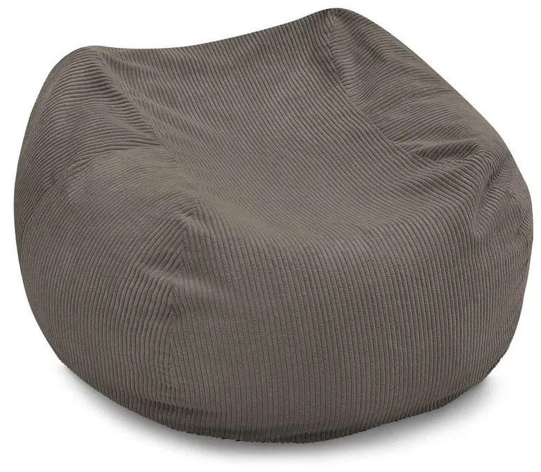 Fotoliu bean bag gri/maro Voltaire – Bobochic Paris