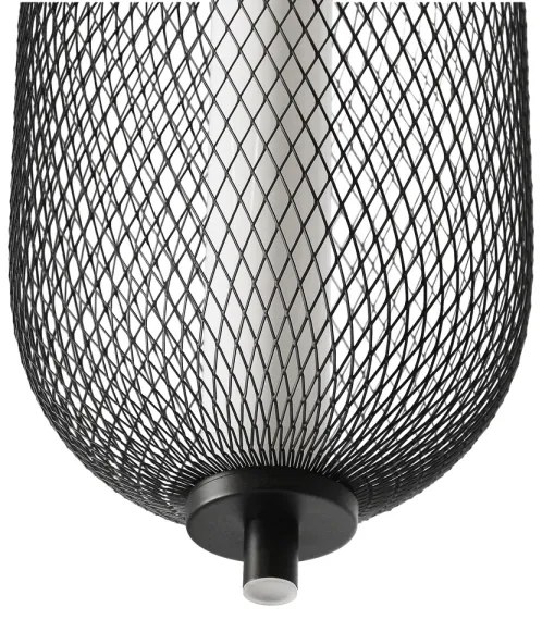 Pendul LED pe cablu PUMA LED/10W/230V diam. 15 cm negru