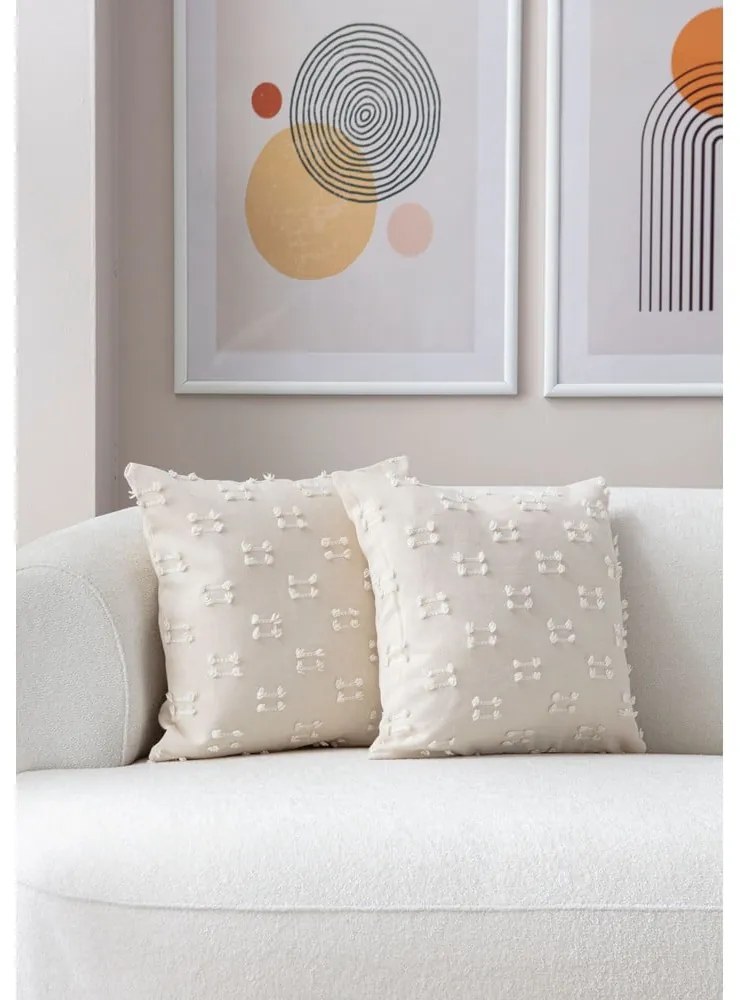 Fețe de pernă 2 buc. 43x43 cm Tuffet – Mioli Decor