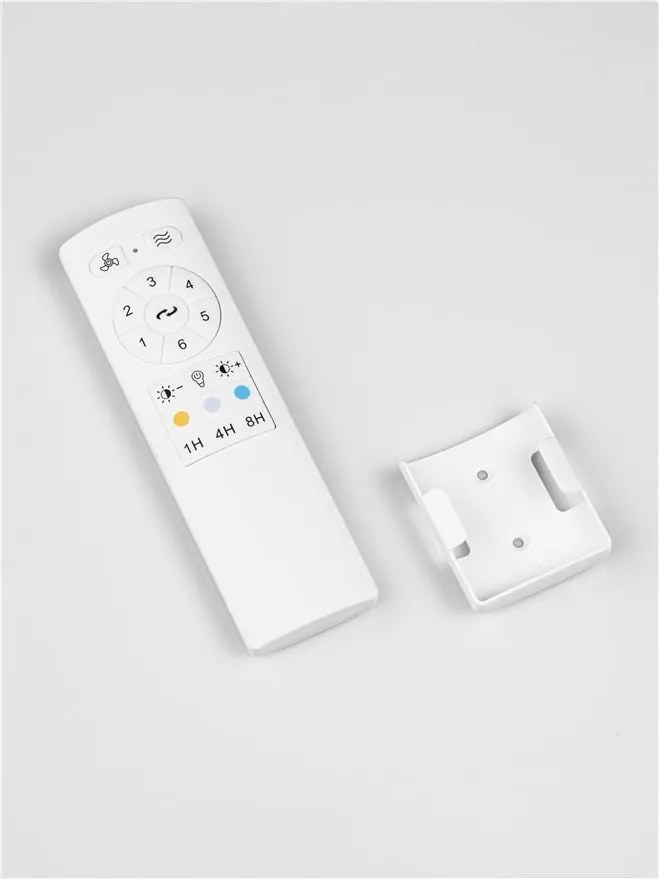 Lustra LED cu ventilator si telecomanda LUNAIR negru