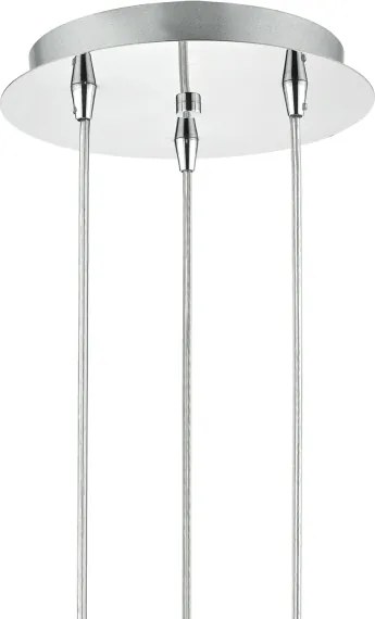 Där Lighting LYA0350 - Lustru suspendat pe cablu LYALL 3xG9/40W/230V crom lucios